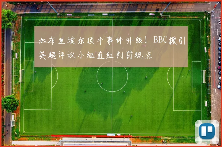 加布里埃尔顶牛事件升级！BBC援引英超评议小组直红判罚观点